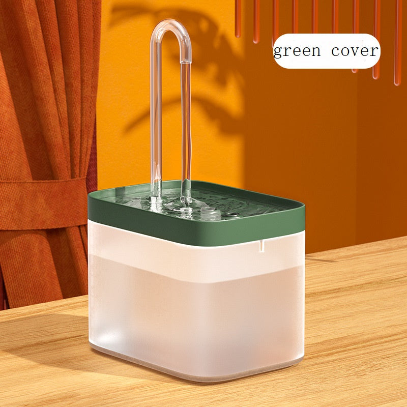 Automatic Cat Water Fountain Auto Filter USB Electric Mute Cat Drinker Bowl 1.5L Recirculate Filtering Drinker For Cats Pet Water Dispenser | Everyday Home Deal