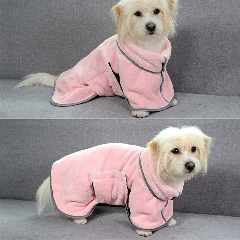 Quick-drying Pet Absorbent Towel Dog Bathrobe Pet Dog Bath Towel For Dogs Cats Microfiber Absorbent Pet Drying Towel Pet Supplies Pet Products | Everyday Home Deal
