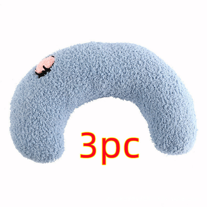Little Pillow For Cats Fashion Neck Protector Deep Sleep Puppy U-Shaped Pillow Pets Pillow Kitten Headrest Dog Sleeping Pillow Pet Products | Everyday Home Deal