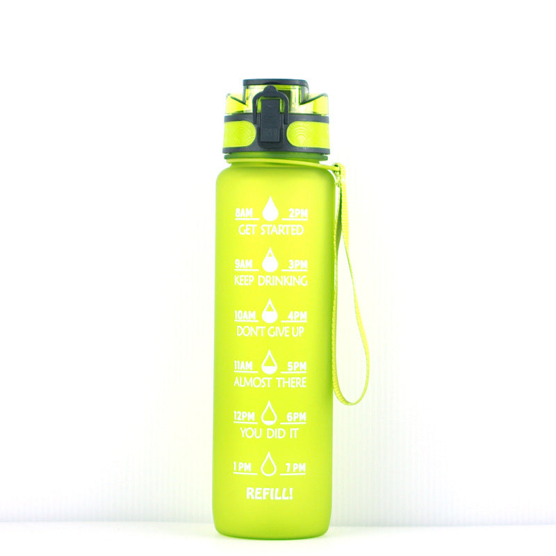1000ml Transparent Kawaii Water Bottle with Infuser | BPA-Free Sports Flask | Everyday Home Deal