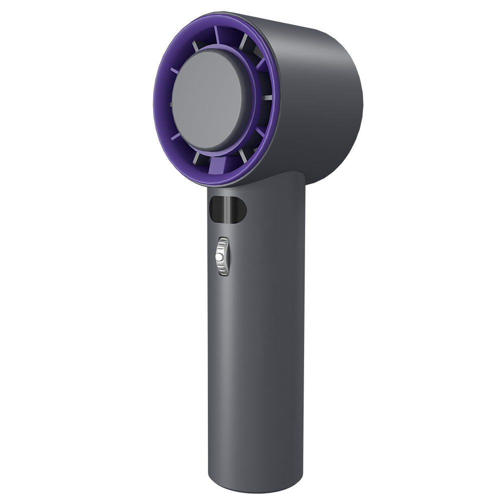 Portable Handheld Turbo Fan Cooling Semiconductor Refrigeration 3000mAh Battery Wind Speeds Adjustable Mini Personal Fan | Everyday Home Deal