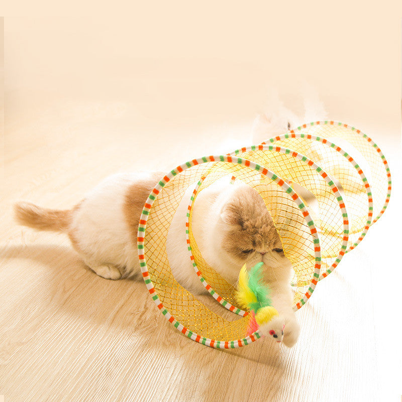 Foldable Storage Of Cat Tunnel Toys | Everyday Home Deal