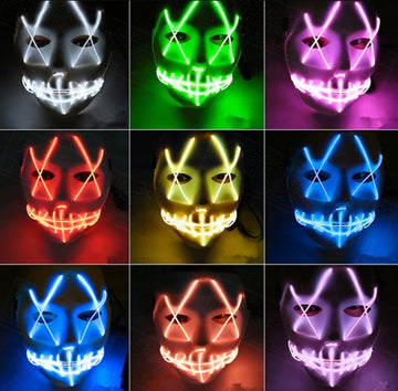 Halloween Led Glowing Full Face Mask | Everyday Home Deal