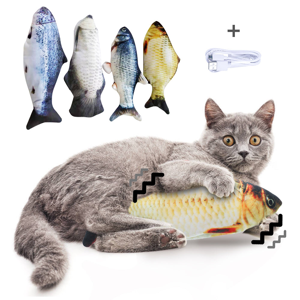 Without Cat Nip Version - Electric Jumping Fish Simulation Electric Fish Toy | Everyday Home Deal