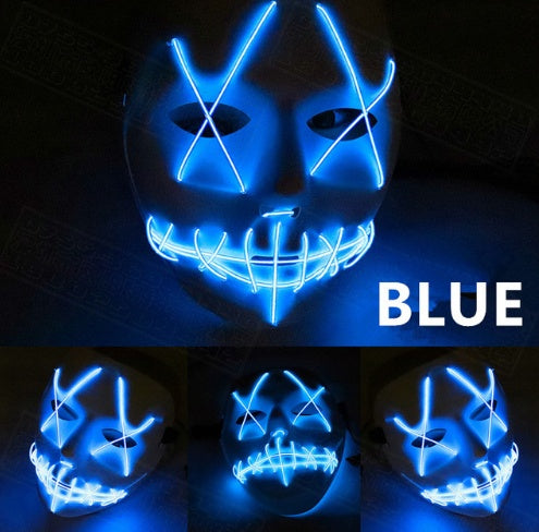 Halloween Led Glowing Full Face Mask | Everyday Home Deal