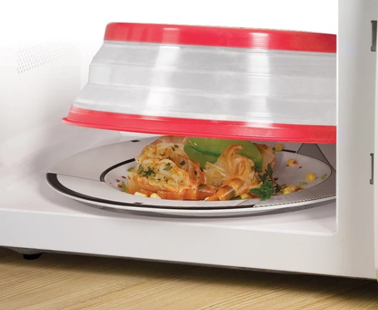 Microwave Splatter Cover – Foldable Food Cover