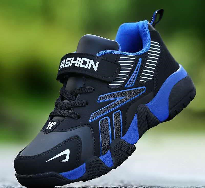 Kids' Premium Anti-Slippery Leather Sports Sneakers — Premium Footwear Deal | Everyday Home Deal