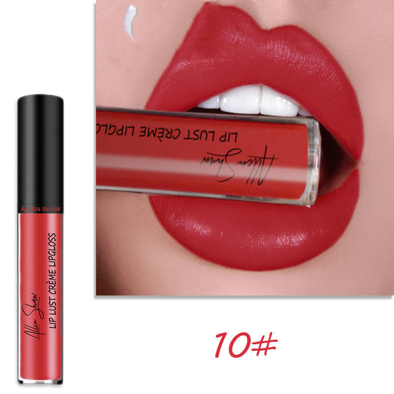 Silky Cream Texture Lip Gloss Aliexpress Shopee Cross-Border Exclusive Lip Glaze Lip Gloss Lipstick | Everyday Home Deal