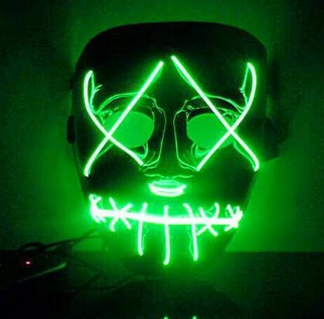 Halloween Led Glowing Full Face Mask | Everyday Home Deal