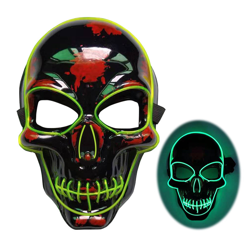 Halloween Skeleton Mask LED Glow Scary Mask | Everyday Home Deal