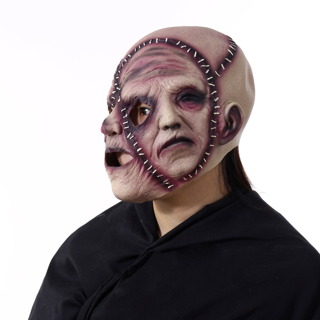 Halloween Three-sided Grimace Horror Mask Cosplay Mask Party Scary Mask Prop | Everyday Home Deal