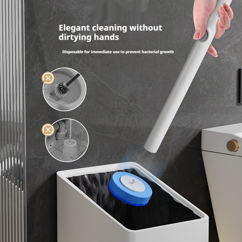 Disposable Toilet Cleaning System designed to make toilet cleaning quicker, simpler, and less messy — with no dirty brush to store after you're finished. | Everyday Home Deal