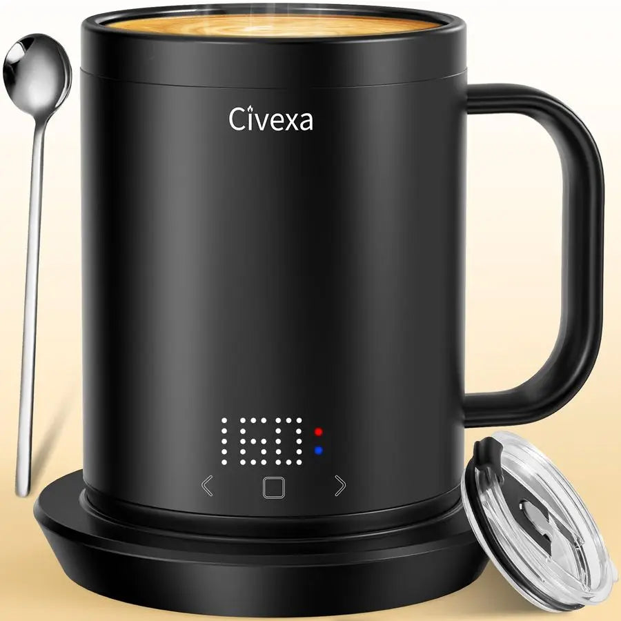 Self Heating Coffee Mug, Fast Heating Amp High Temperature, 14 Oz Appcontrolled Heated Coffee Mug, 1F Precise Temperature Contro