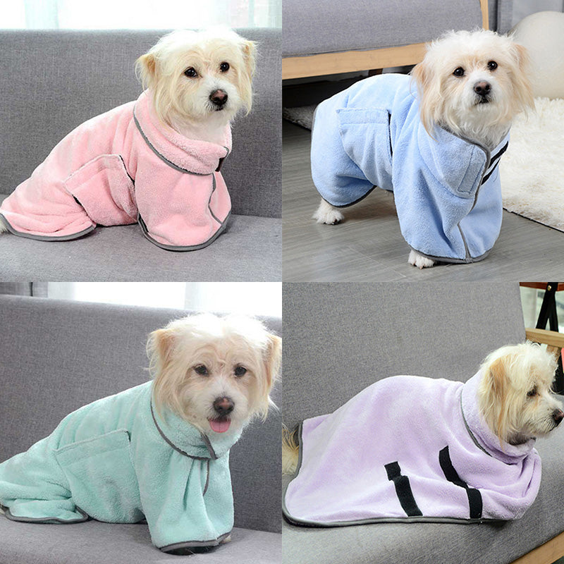 Quick-drying Pet Absorbent Towel Dog Bathrobe Pet Dog Bath Towel For Dogs Cats Microfiber Absorbent Pet Drying Towel Pet Supplies Pet Products | Everyday Home Deal