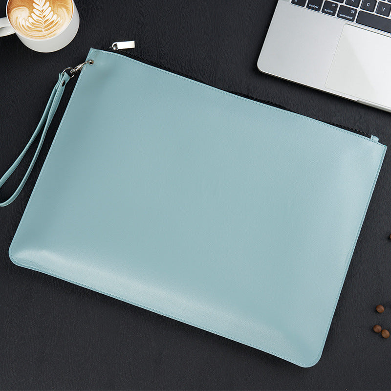 Sleek High-Capacity Waterproof Leather Document Organizer | Everyday Home Deal