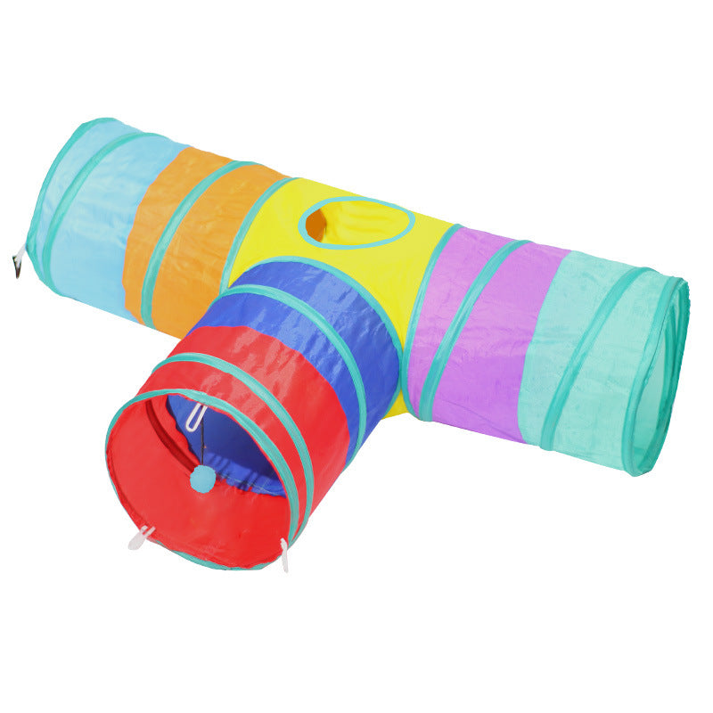 New Cat Tunnel Foldable Pet Climbing Path Cat Toys | Everyday Home Deal