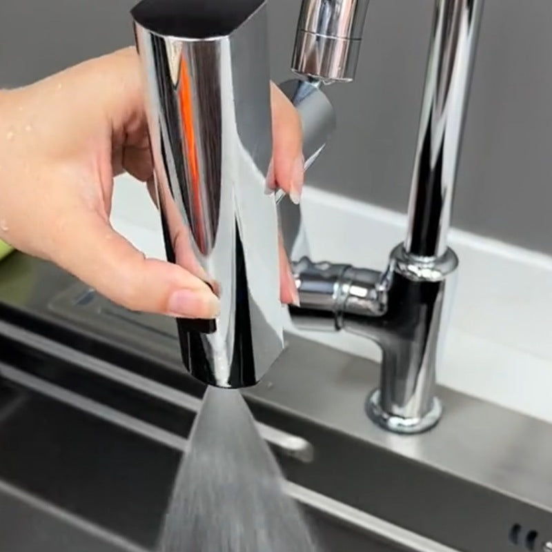 Kitchen Faucet Waterfall Outlet Splash Proof Universal Rotating Bubbler Multifunctional Water Nozzle Extension Kitchen Gadgets | Everyday Home Deal