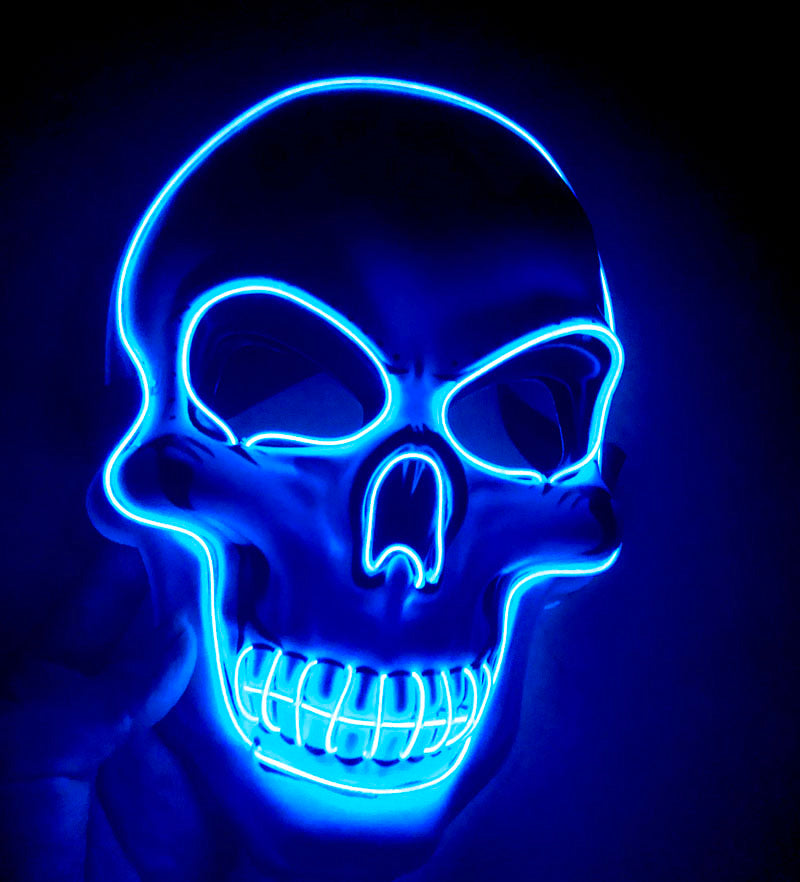 Halloween Skeleton Mask LED Glow Scary Mask | Everyday Home Deal