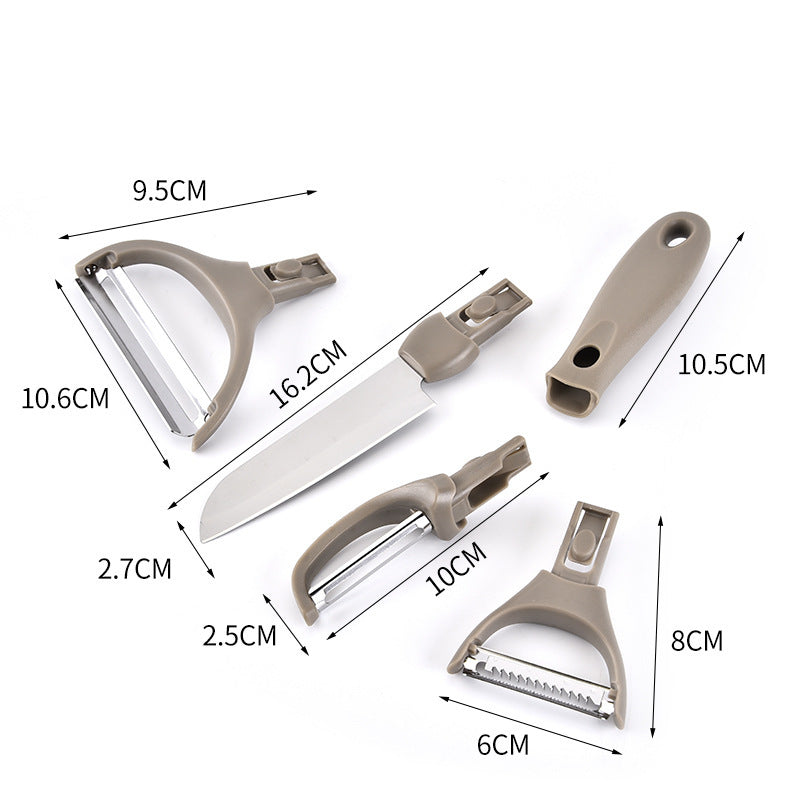 3-Piece Kitchen Cutter Set with Chopping Board, Fruit Knife & Peeler | Everyday Home Deal