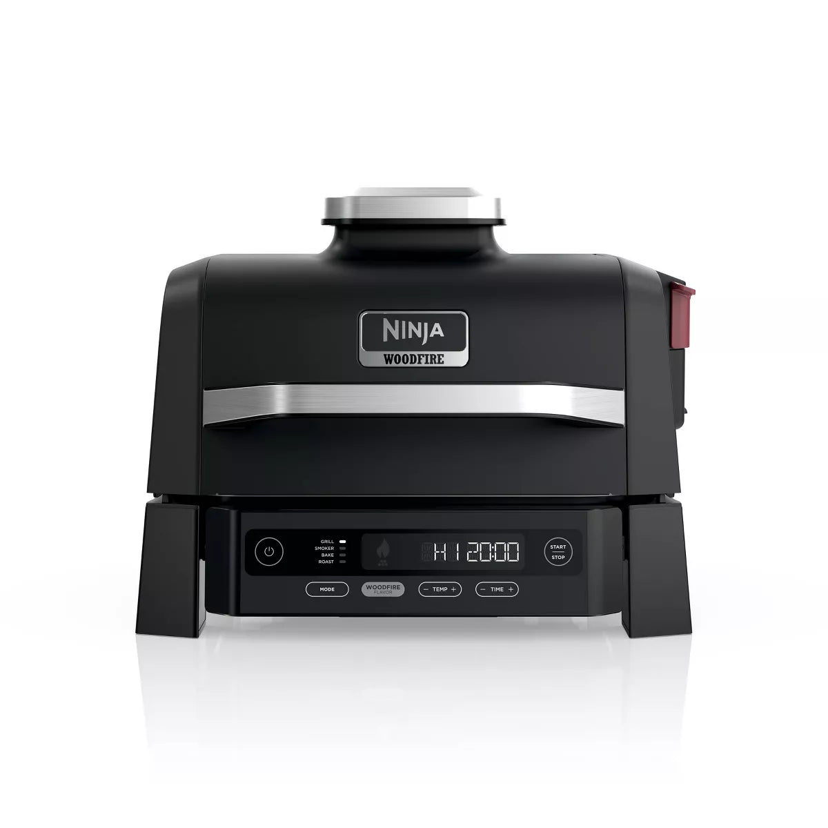 Ninja Woodfire Outdoor Grill & Smoker, 4-In-1 Functionality, Authentic Woodfire Flavors, Electric Heat, OG301