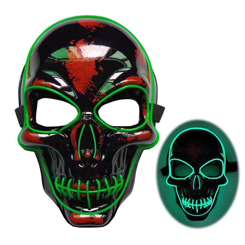 Halloween Skeleton Mask LED Glow Scary Mask | Everyday Home Deal