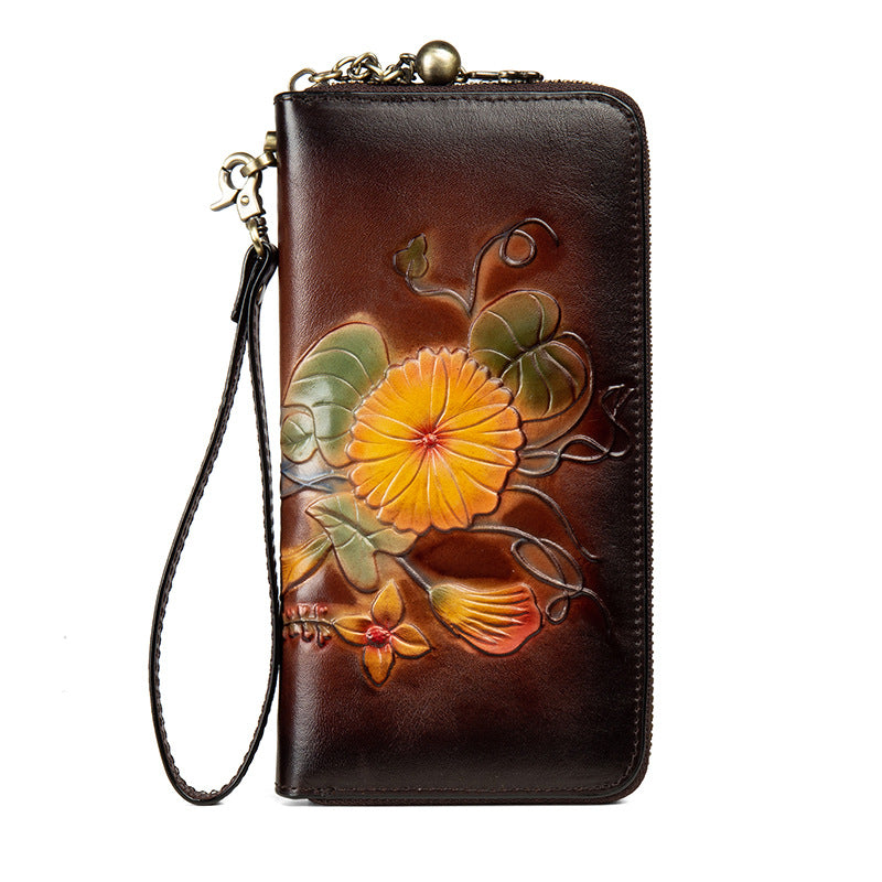 Genuine Leather Long Wallet | Everyday Home Deal