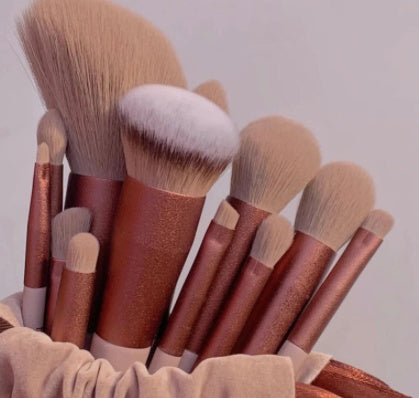 13Pcs Makeup Brush Set Make Up Concealer Brush Blush Powder Brush Eye Shadow Highlighter Foundation Brush Cosmetic Beauty Tools | Everyday Home Deal