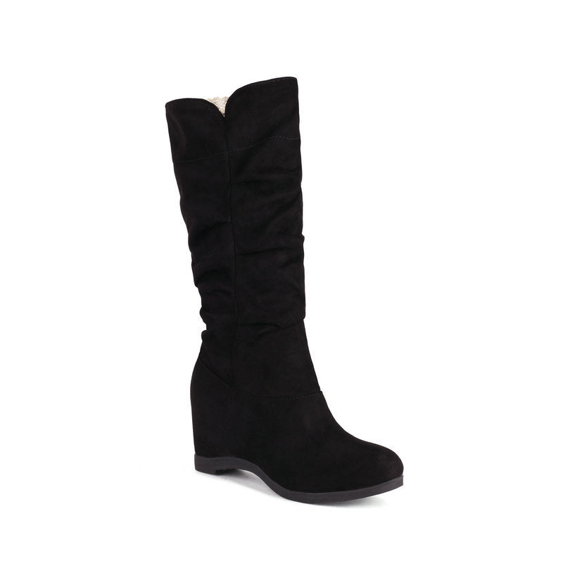 Suede Platform Boots - Best Clothing Deal | Everyday Home Deal