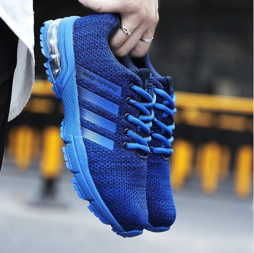 Unisex Breathable Fly-Woven Mesh Couple Sports Jogging Sneakers — Premium Footwear Deal | Everyday Home Deal