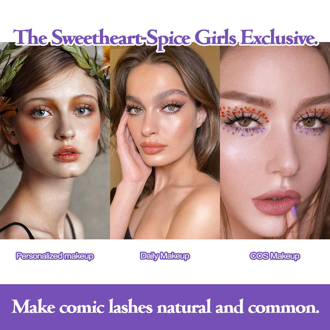 5 Pairs Manga Lashes New Arrival Anime Cosplay Natural Wispy Korean Makeup Artificial False Eyelashes | Everyday Home Deal