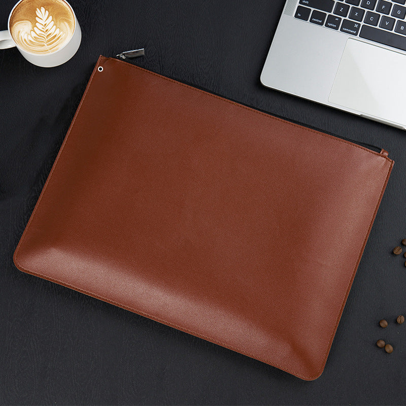 Sleek High-Capacity Waterproof Leather Document Organizer | Everyday Home Deal
