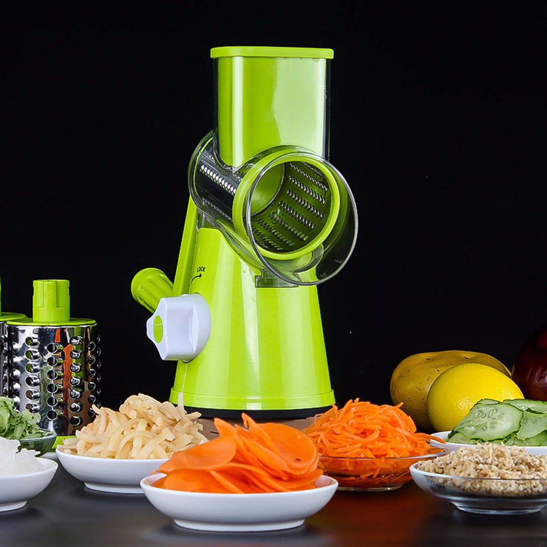 Vegetable Mandoline Slicer & Grater | Potato Carrot Cheese Cutter | Everyday Home Deal