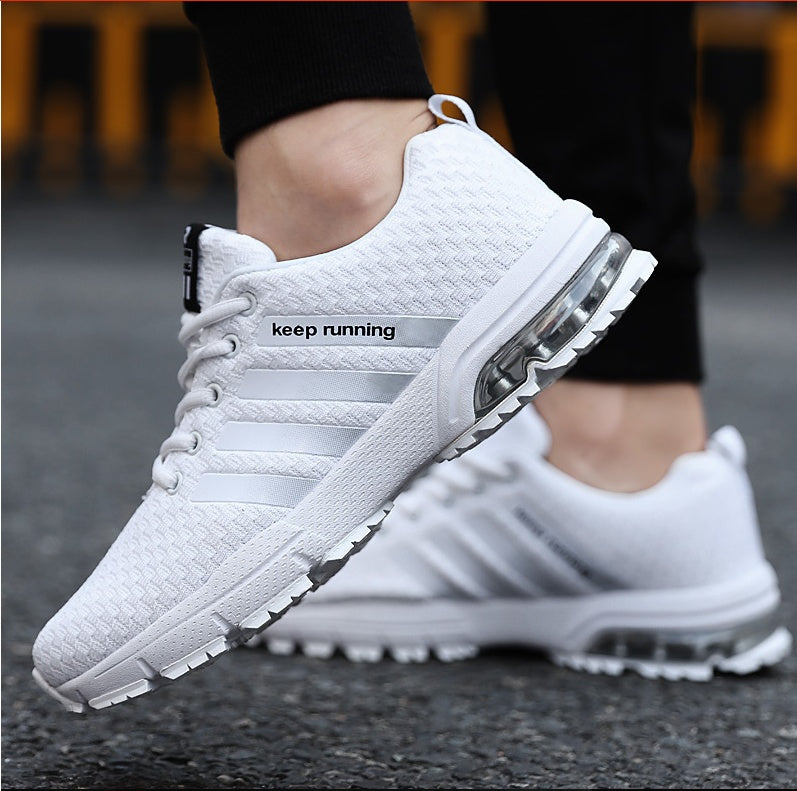 Unisex Breathable Fly-Woven Mesh Couple Sports Jogging Sneakers — Premium Footwear Deal | Everyday Home Deal