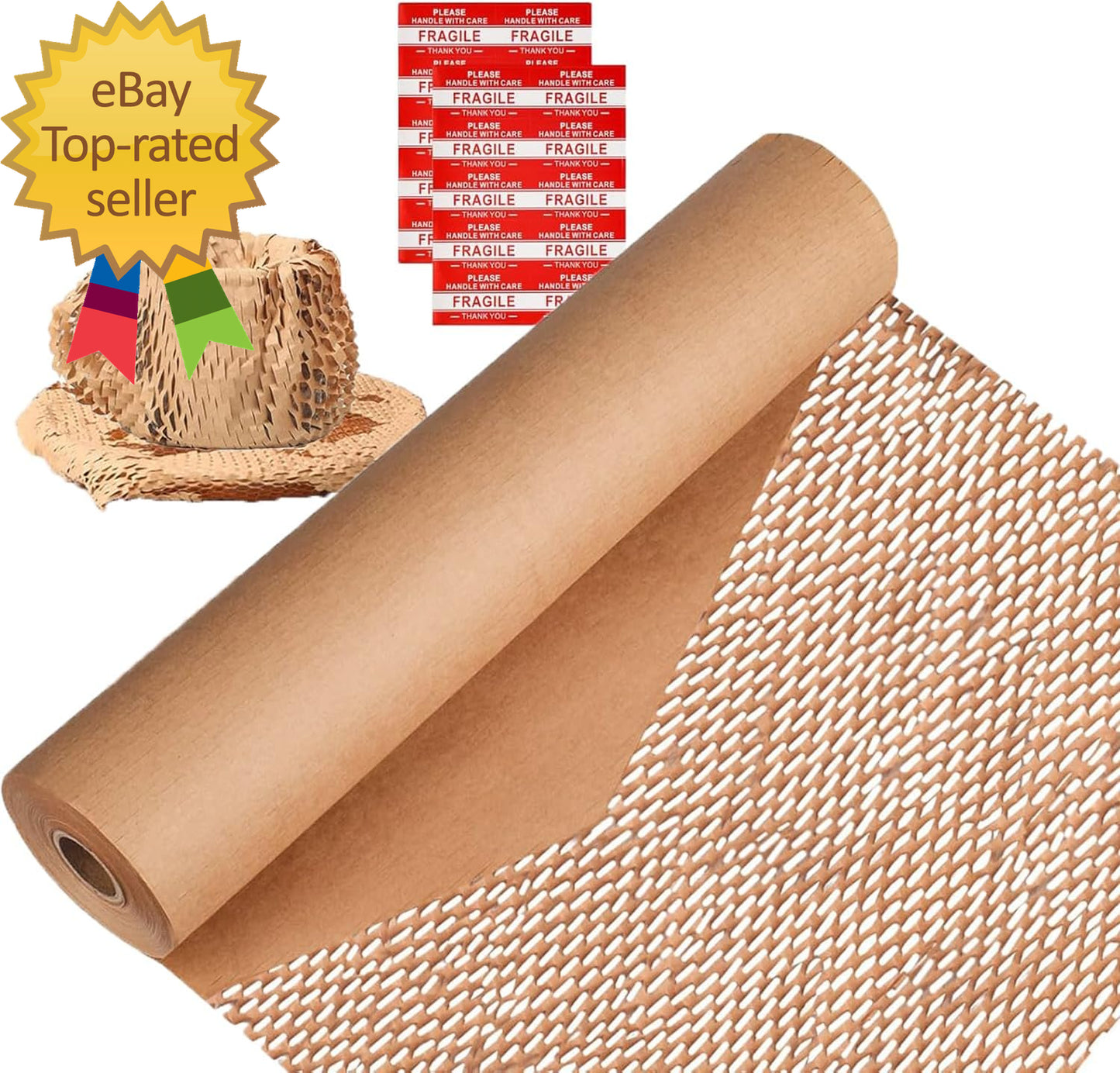 Honeycomb Packing Paper Packing Paper for Moving Products Gifts Honeycomb
