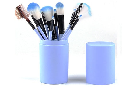 12pcs Makeup Brush Set Blush Eyeshadow Eyelash Highlighter Makeup Brush | Everyday Home Deal