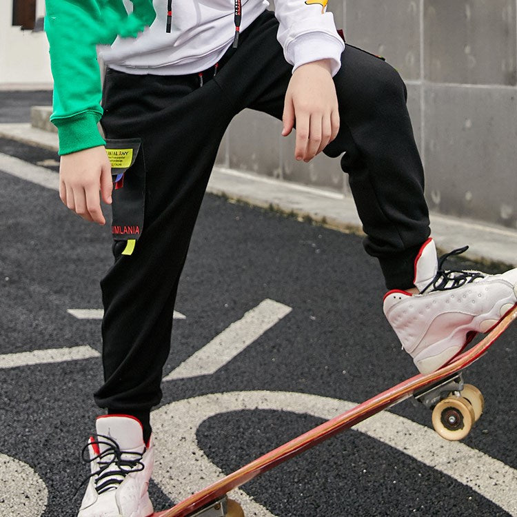 Boys' Urban Active Casual Knitted Sports Trousers — Premium Apparel Deal | Everyday Home Deal
