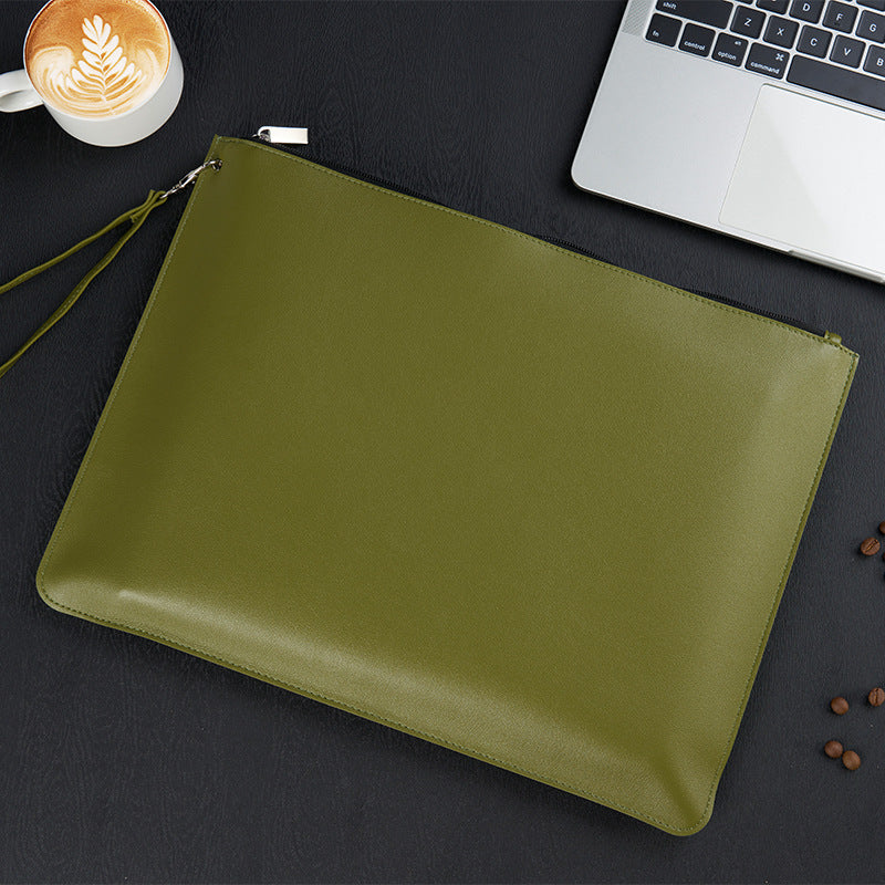 Sleek High-Capacity Waterproof Leather Document Organizer | Everyday Home Deal