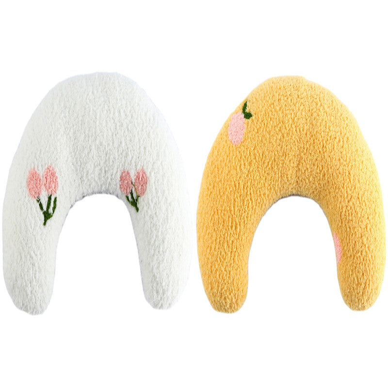 Little Pillow For Cats Fashion Neck Protector Deep Sleep Puppy U-Shaped Pillow Pets Pillow Kitten Headrest Dog Sleeping Pillow Pet Products | Everyday Home Deal
