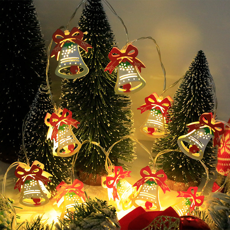 Christmas LED Light String — Santa, Elk & Snowman Ornaments