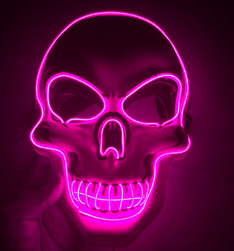 Halloween Skeleton Mask LED Glow Scary Mask | Everyday Home Deal