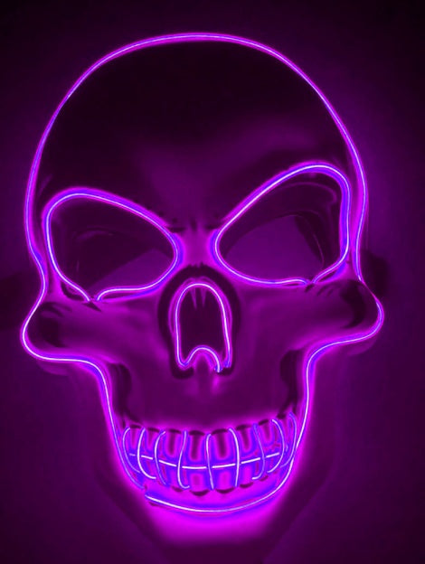 Halloween Skeleton Mask LED Glow Scary Mask | Everyday Home Deal