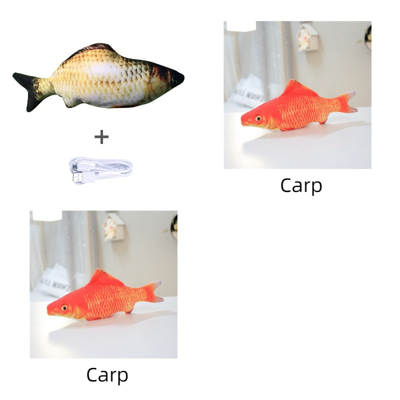 Without Cat Nip Version - Electric Jumping Fish Simulation Electric Fish Toy | Everyday Home Deal