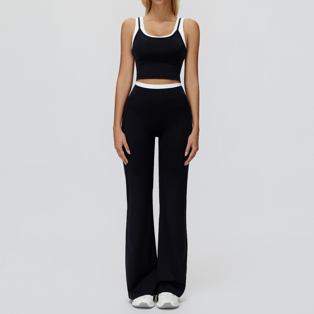 Contrast Nude Yoga Suit | Everyday Home Deal