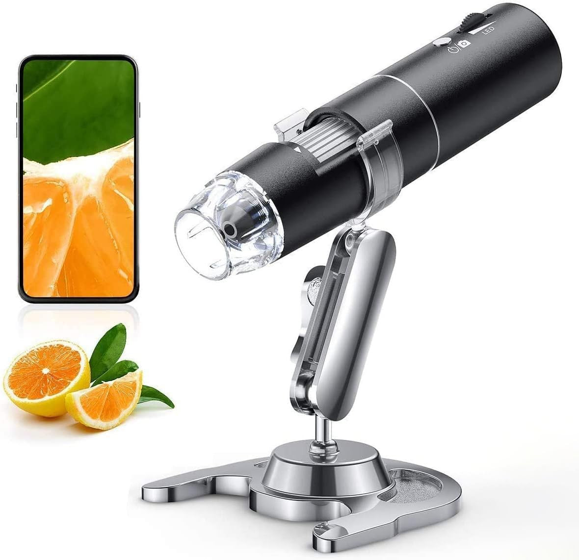 Wireless Digital Microscope, Skybasic 50X-1000X Magnification Wifi Por