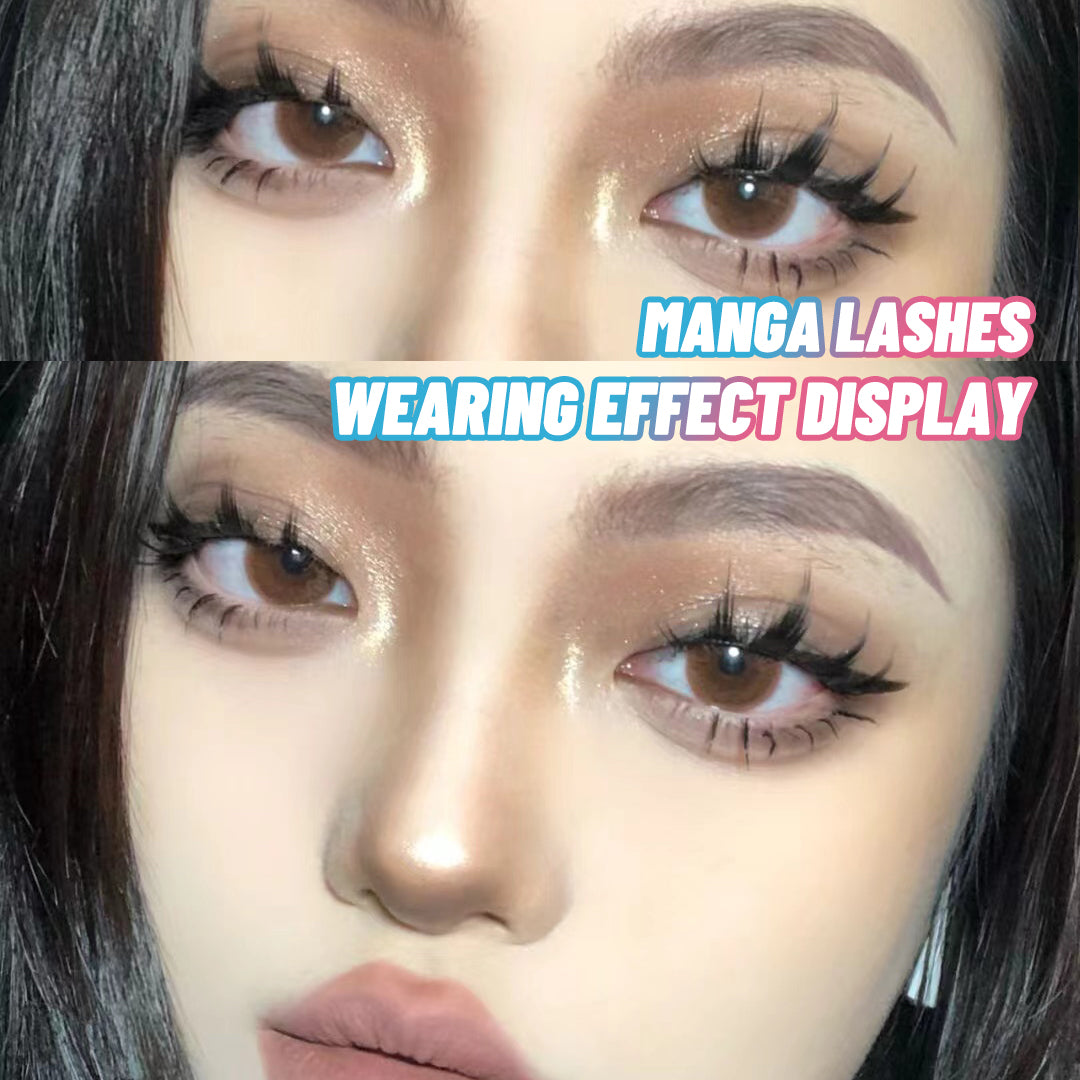 5 Pairs Manga Lashes New Arrival Anime Cosplay Natural Wispy Korean Makeup Artificial False Eyelashes | Everyday Home Deal