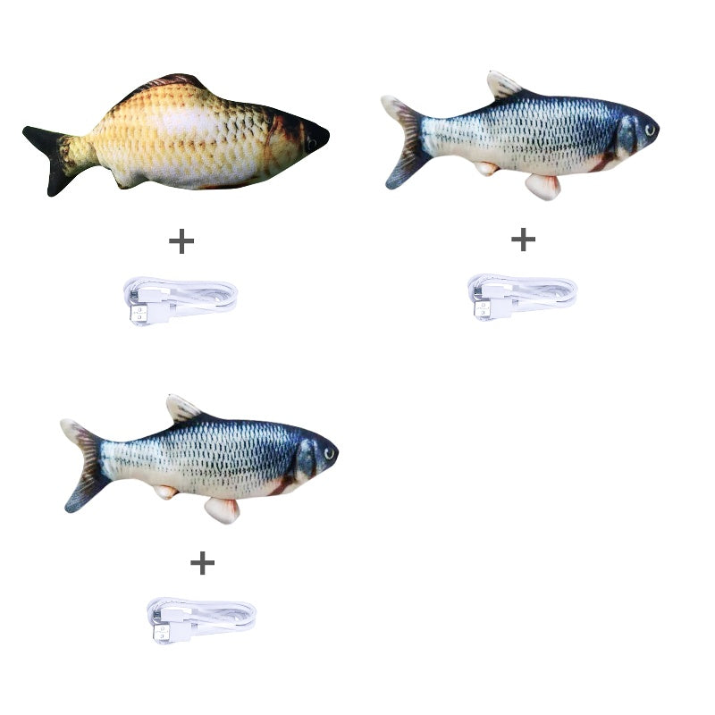 Without Cat Nip Version - Electric Jumping Fish Simulation Electric Fish Toy | Everyday Home Deal
