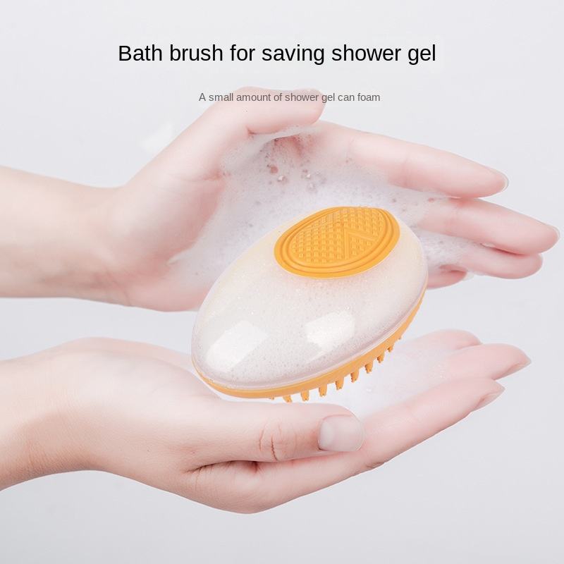 Dog Cat Bath Brush 2-in-1 Pet SPA Massage Comb Soft Silicone Pets Shower Hair Grooming Cmob Dog Cleaning Tool Pet Products | Everyday Home Deal