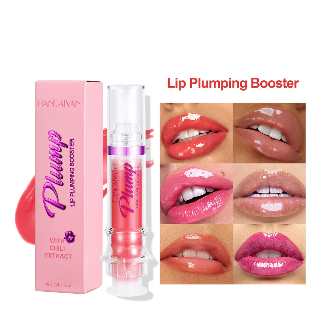 New Tube Lip Rich Lip Color Slightly Spicy Lip Honey Lip Glass Mirror Face Lip Mirror Liquid Lipstick | Everyday Home Deal