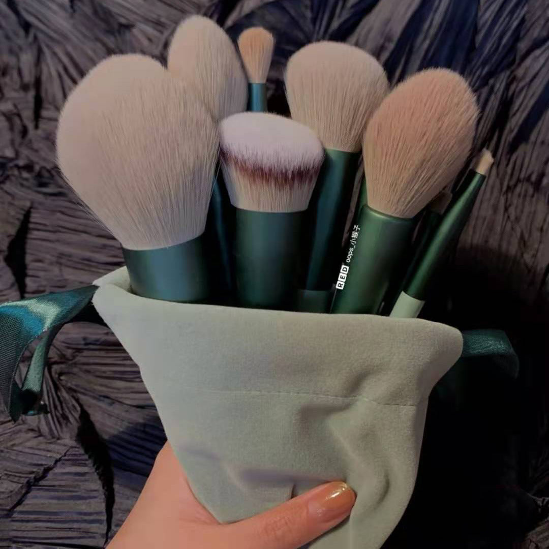 13Pcs Makeup Brush Set Make Up Concealer Brush Blush Powder Brush Eye Shadow Highlighter Foundation Brush Cosmetic Beauty Tools | Everyday Home Deal