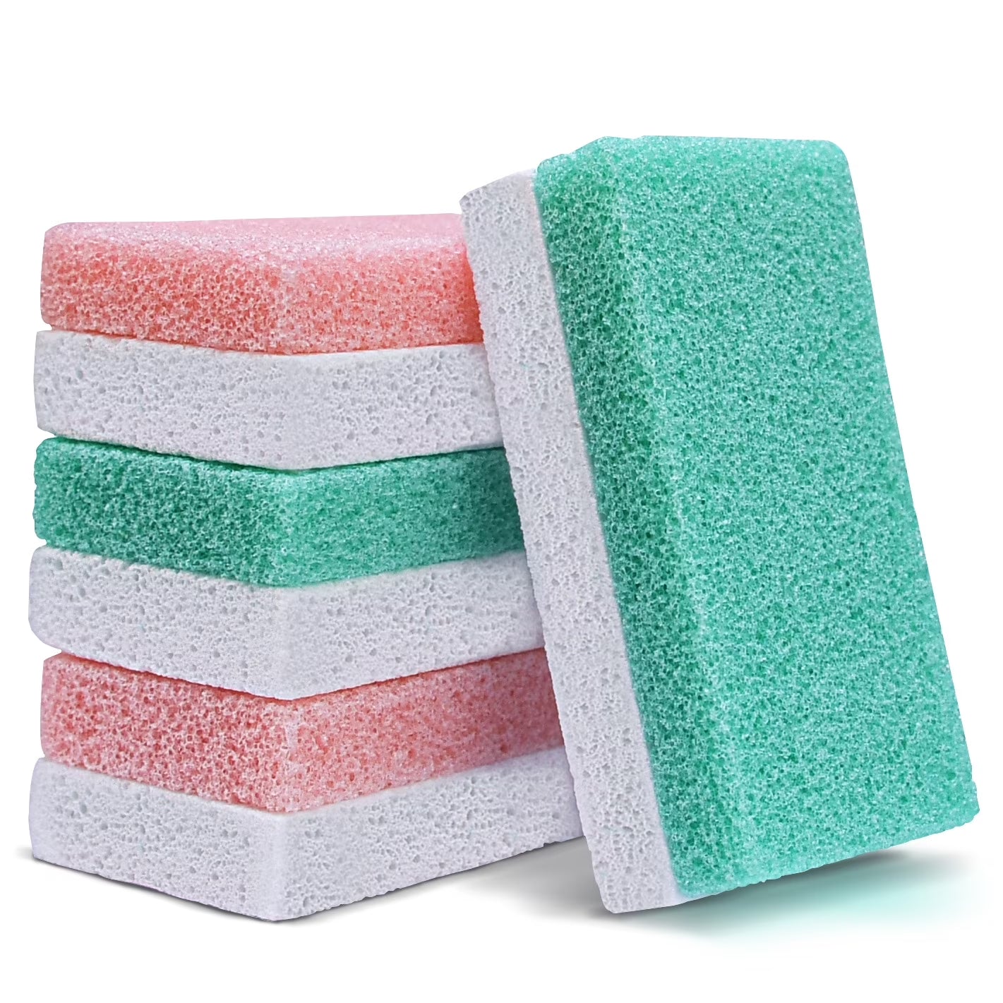 2 in 1 Pumice Stone for Feet, Callous Remover, Dead Skin Remover for Feet Pack of 4